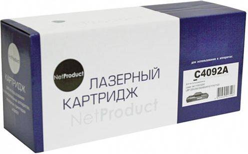 Картридж NetProduct (N-C4092A/EP-22) для HP LJ 1100/3200/Canon LBP 800/810/1110/1120, 2,5K, Черный
Картридж NetProduct (N-C4092A/EP-22) для HP LJ 1100/3200/Canon LBP 800/810/1110/1120, 2,5K, Черный