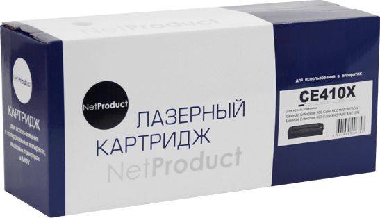 Картридж NetProduct (N-CE410X) для HP CLJ Pro300 Color M351/M375/Pro400 Color/M451, Bk, 4K
Картридж NetProduct (N-CE410X) для HP CLJ Pro300 Color M351/M375/Pro400 Color/M451, Bk, 4K