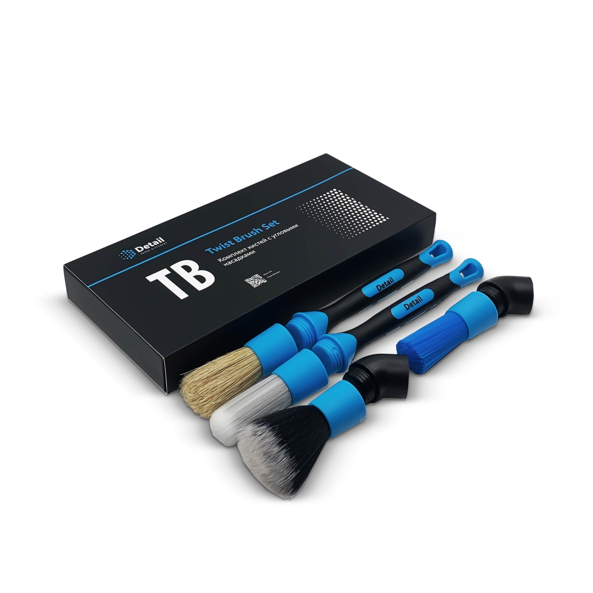 Комплект кистей с угловыми насадками с натуральным и искусственным ворсом Detail DT-0460
Комплект кистей с угловыми насадками с натуральным и искусственным ворсом Detail DT-0460