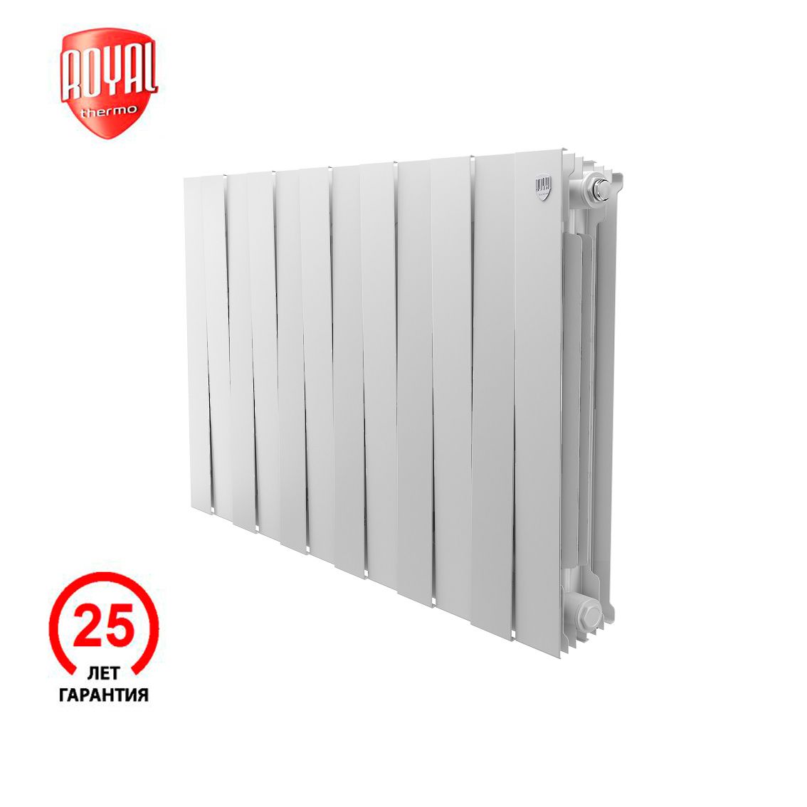 Радиатор секционный биметаллический Royal Thermo PianoForte 500 Bianco Traffico - 12 секц., PianoForte 500
Радиатор секционный биметаллический Royal Thermo PianoForte 500 Bianco Traffico - 12 секц., PianoForte 500
