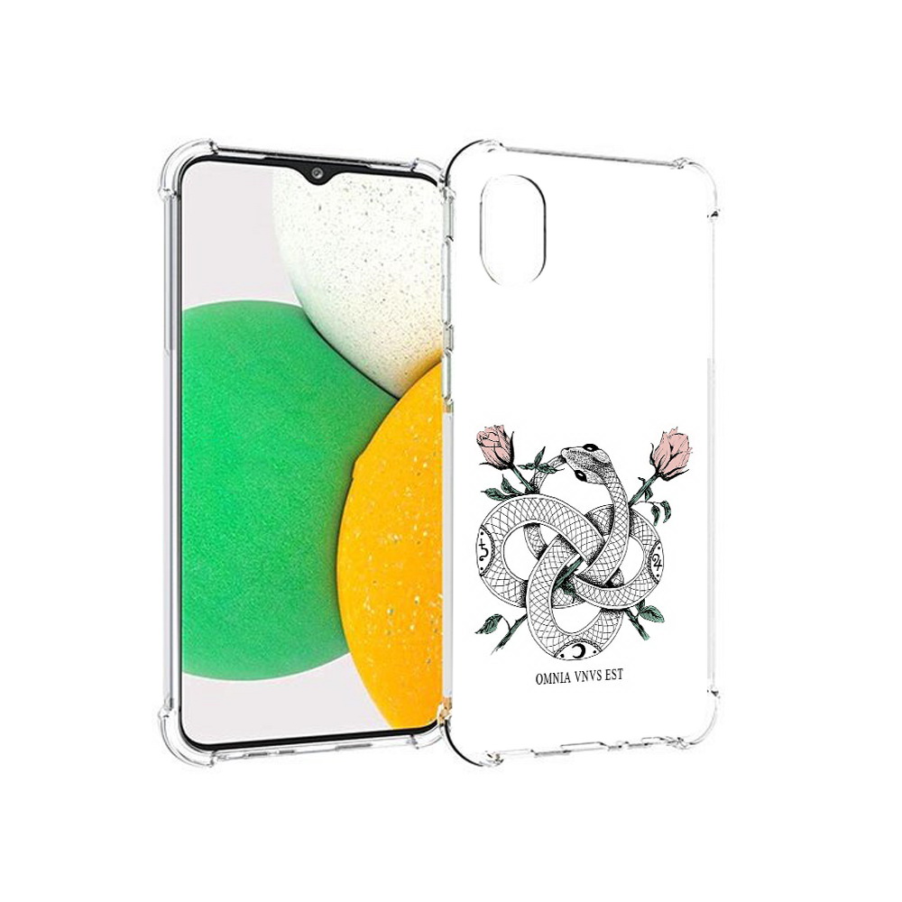 Чехол MyPads Tocco для Samsung Galaxy A03 Core нарисованная змея абстракция, Прозрачный, Tocco
Чехол MyPads Tocco для Samsung Galaxy A03 Core нарисованная змея абстракция, Прозрачный, Tocco