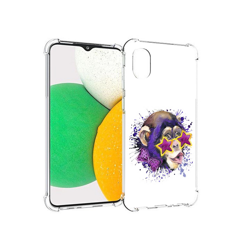 Чехол MyPads Tocco для Samsung Galaxy A03 Core обезьяна в очках (PT224480.538.524), Прозрачный, Tocco
Чехол MyPads Tocco для Samsung Galaxy A03 Core обезьяна в очках (PT224480.538.524), Прозрачный, Tocco