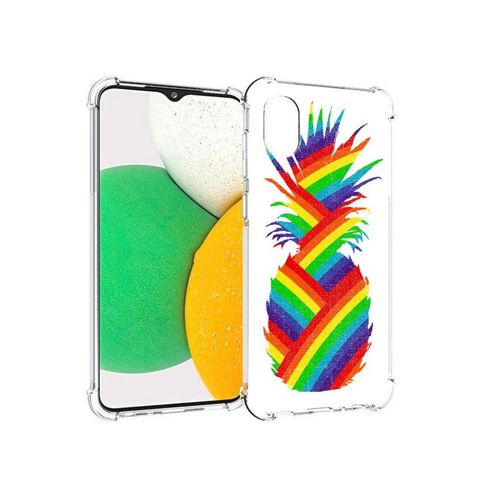 Чехол MyPads Tocco для Samsung Galaxy A03 Core радужный ананас (PT224480.538.566), Прозрачный, Tocco
Чехол MyPads Tocco для Samsung Galaxy A03 Core радужный ананас (PT224480.538.566), Прозрачный, Tocco