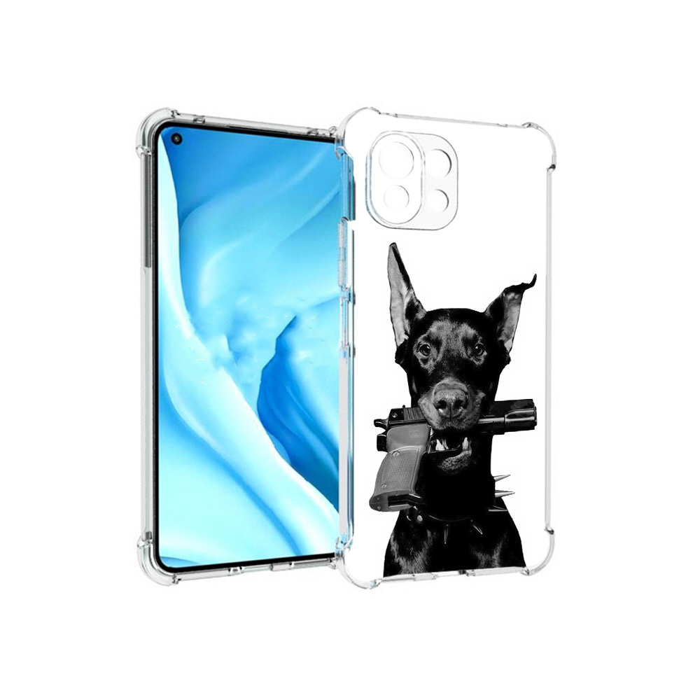 Чехол MyPads Tocco для Xiaomi Mi 11 Lite доберман с пистолетом (PT159462.256.331), Прозрачный, Tocco
Чехол MyPads Tocco для Xiaomi Mi 11 Lite доберман с пистолетом (PT159462.256.331), Прозрачный, Tocco