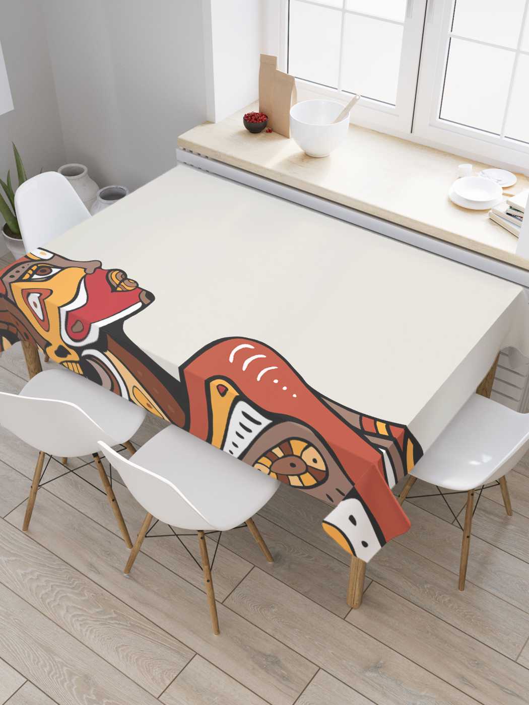 Скатерть прямоугольная JoyArty "Африканский бодиарт" из сатена, 120x145 см, Черный, Африканский бодиарт
Скатерть прямоугольная JoyArty "Африканский бодиарт" из сатена, 120x145 см, Черный, Африканский бодиарт