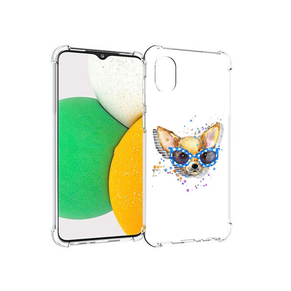 Чехол MyPads Tocco для Samsung Galaxy A03 Core чихуа-хуа в очках (PT224480.538.691), Прозрачный, Tocco
Чехол MyPads Tocco для Samsung Galaxy A03 Core чихуа-хуа в очках (PT224480.538.691), Прозрачный, Tocco