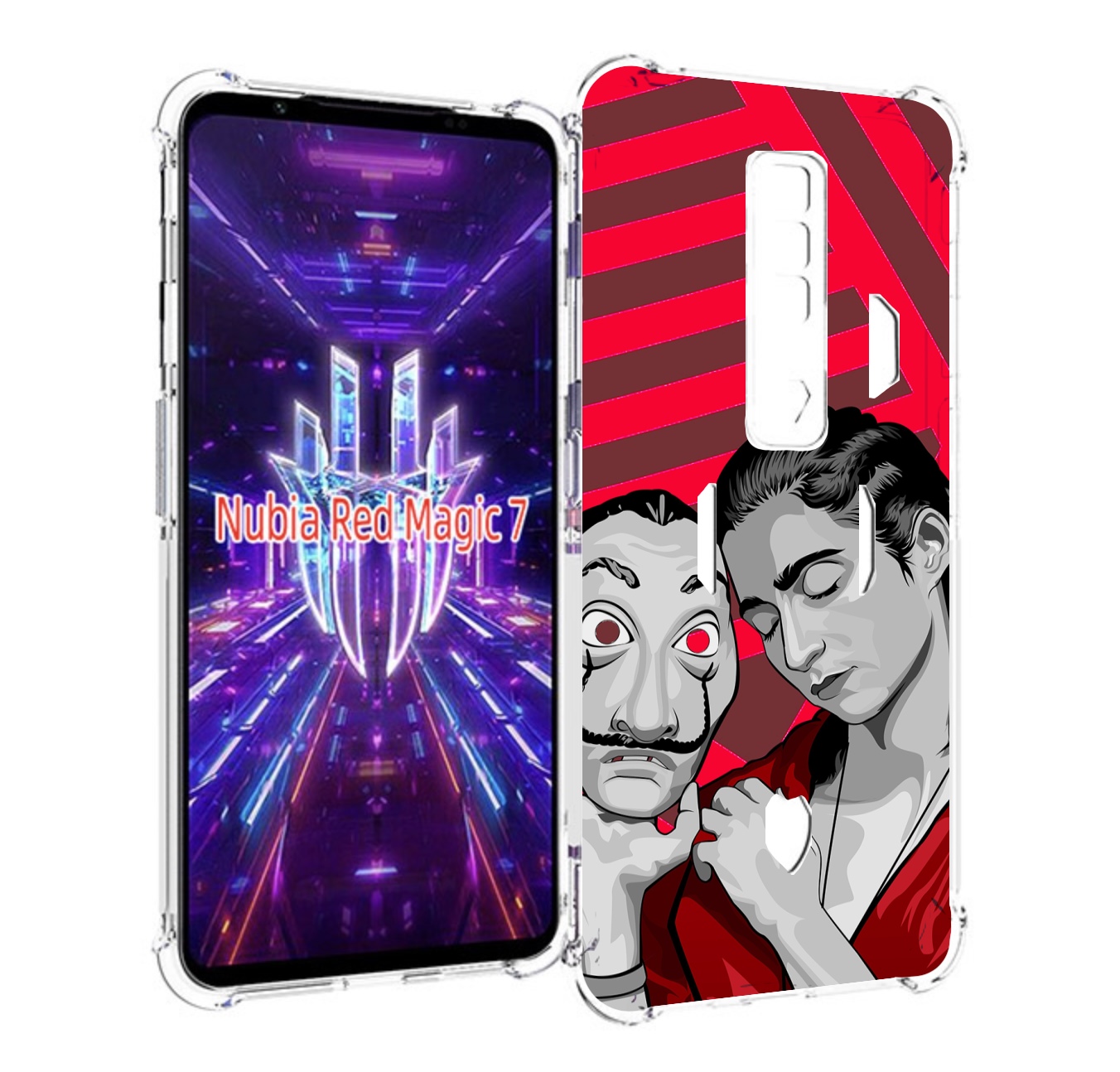 Чехол MyPads Найроби-бумажного-дома для ZTE Nubia Red Magic 7, Прозрачный, Tocco
Чехол MyPads Найроби-бумажного-дома для ZTE Nubia Red Magic 7, Прозрачный, Tocco