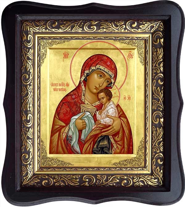 Чаша терпения. Икона Божьей Матери на холсте.
Чаша терпения. Икона Божьей Матери на холсте.