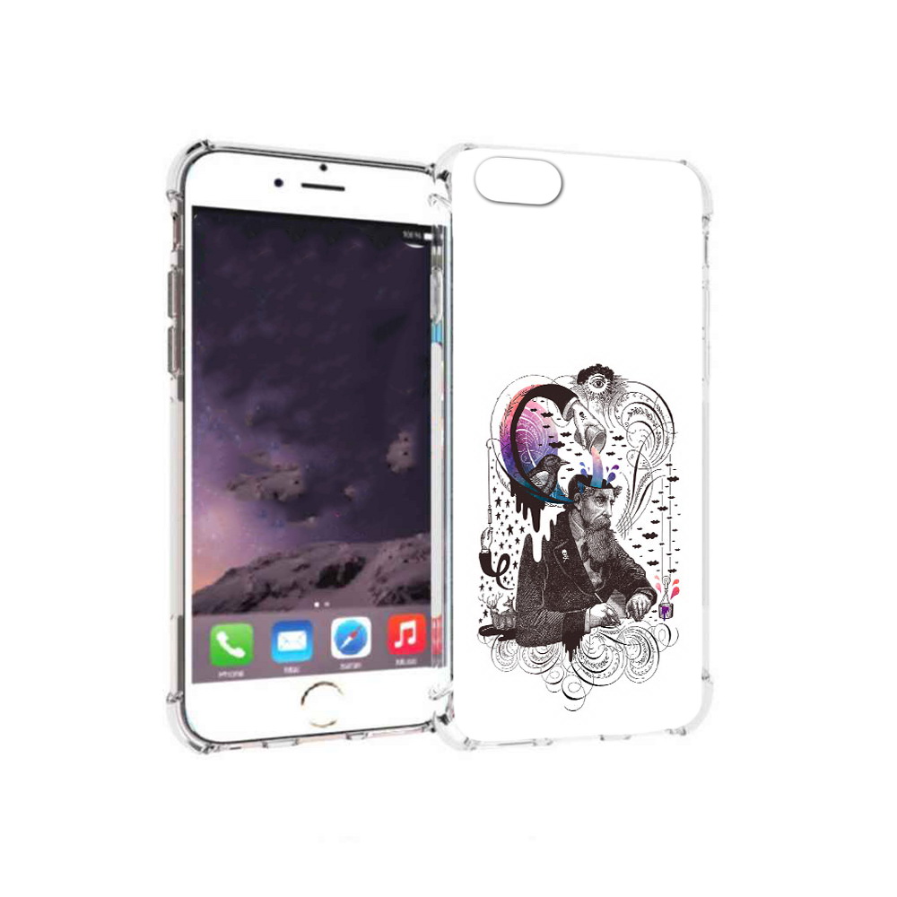 Чехол MyPads Tocco для Apple iPhone 6 абстракция думающий мужчина (PT54043.605.210), Прозрачный, Tocco
Чехол MyPads Tocco для Apple iPhone 6 абстракция думающий мужчина (PT54043.605.210), Прозрачный, Tocco