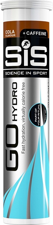 Напиток изотонический с кофеином, вкус Кола, 20 таб. в тубе Science in Sport, Go Hydro
Напиток изотонический с кофеином, вкус Кола, 20 таб. в тубе Science in Sport, Go Hydro