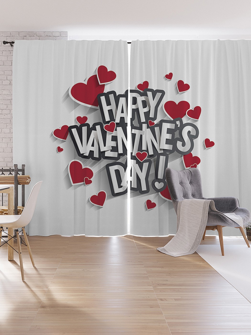 Шторы под лён JoyArty "Happy Valentines day", серия Oxford DeLux, 340х265 см, Happy Valentines day
Шторы под лён JoyArty "Happy Valentines day", серия Oxford DeLux, 340х265 см, Happy Valentines day