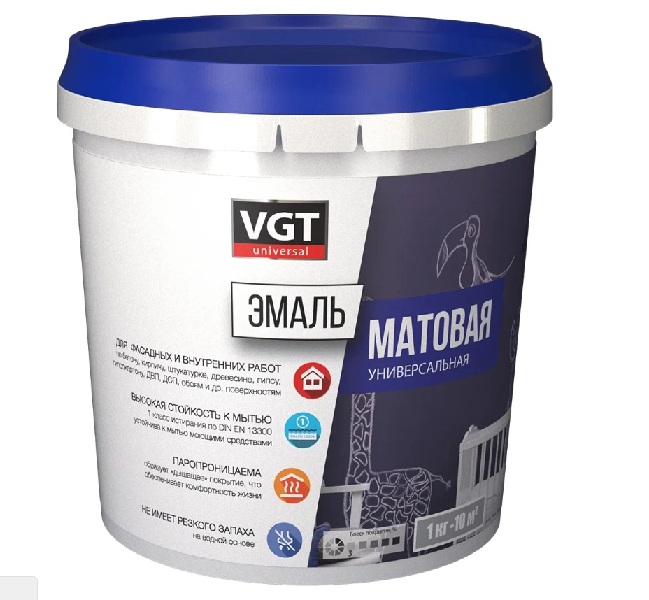 Эмаль акриловая VGT, эмаль матовая, эмаль универсальная, бежевая, 1 кг, Бежевый, универсальная
Эмаль акриловая VGT, эмаль матовая, эмаль универсальная, бежевая, 1 кг, Бежевый, универсальная