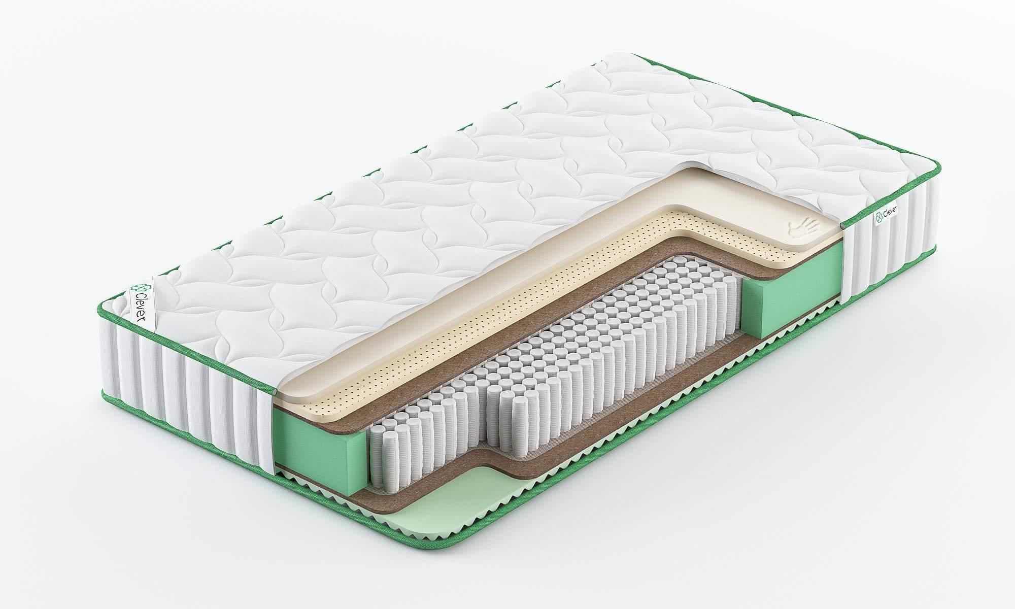 Матрас Clever Feel Hard S1000 185x215, Белый, CLEVER FEEL HARD S1000
Матрас Clever Feel Hard S1000 185x215, Белый, CLEVER FEEL HARD S1000