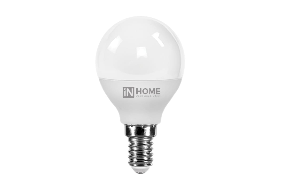 Лампа сд LED-ШАР-VC 8Вт 230В Е14 3000К 760Лм IN HOME 4690612020549 1 шт., Светодиодная
Лампа сд LED-ШАР-VC 8Вт 230В Е14 3000К 760Лм IN HOME 4690612020549 1 шт., Светодиодная