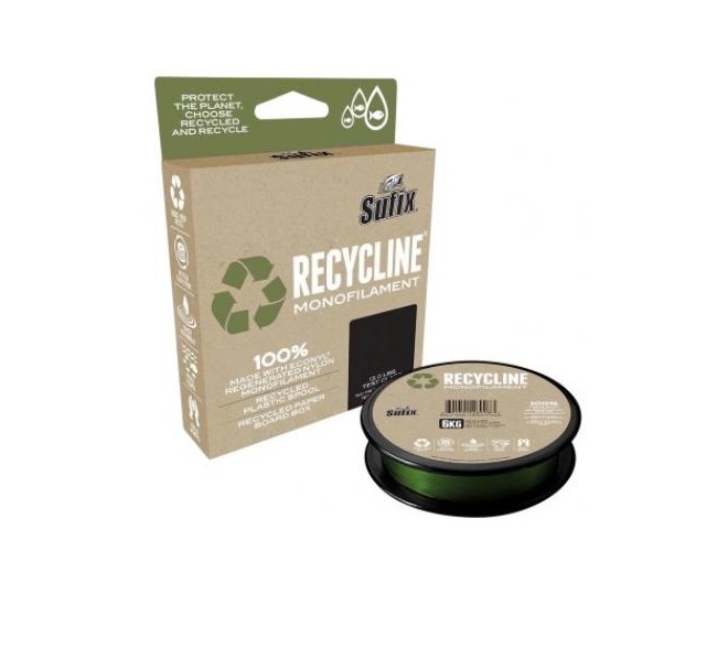 фото Леска sufix recycline зеленая 150 м 0,35 мм 7 кг src35gr150 sufix