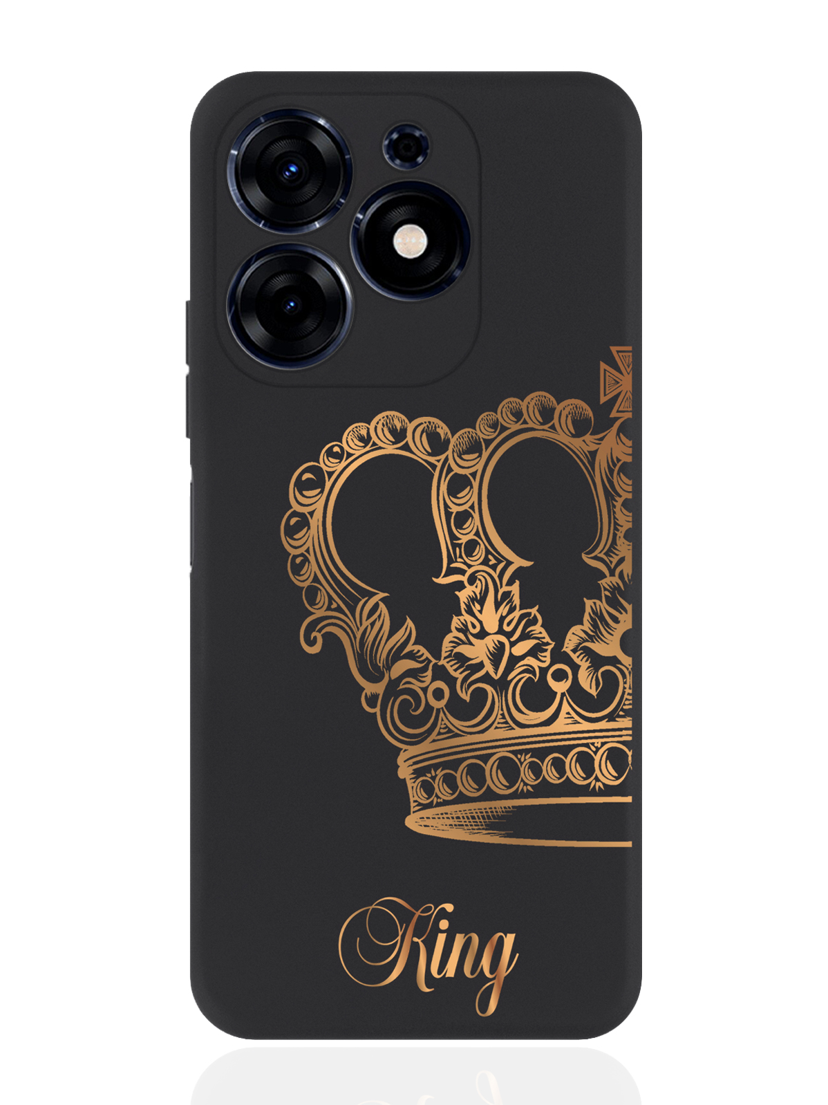 Чехол для смартфона Tecno Spark Go 2024 черный силиконовый Парный чехол корона King, Черный;золотистый
Чехол для смартфона Tecno Spark Go 2024 черный силиконовый Парный чехол корона King, Черный;золотистый
