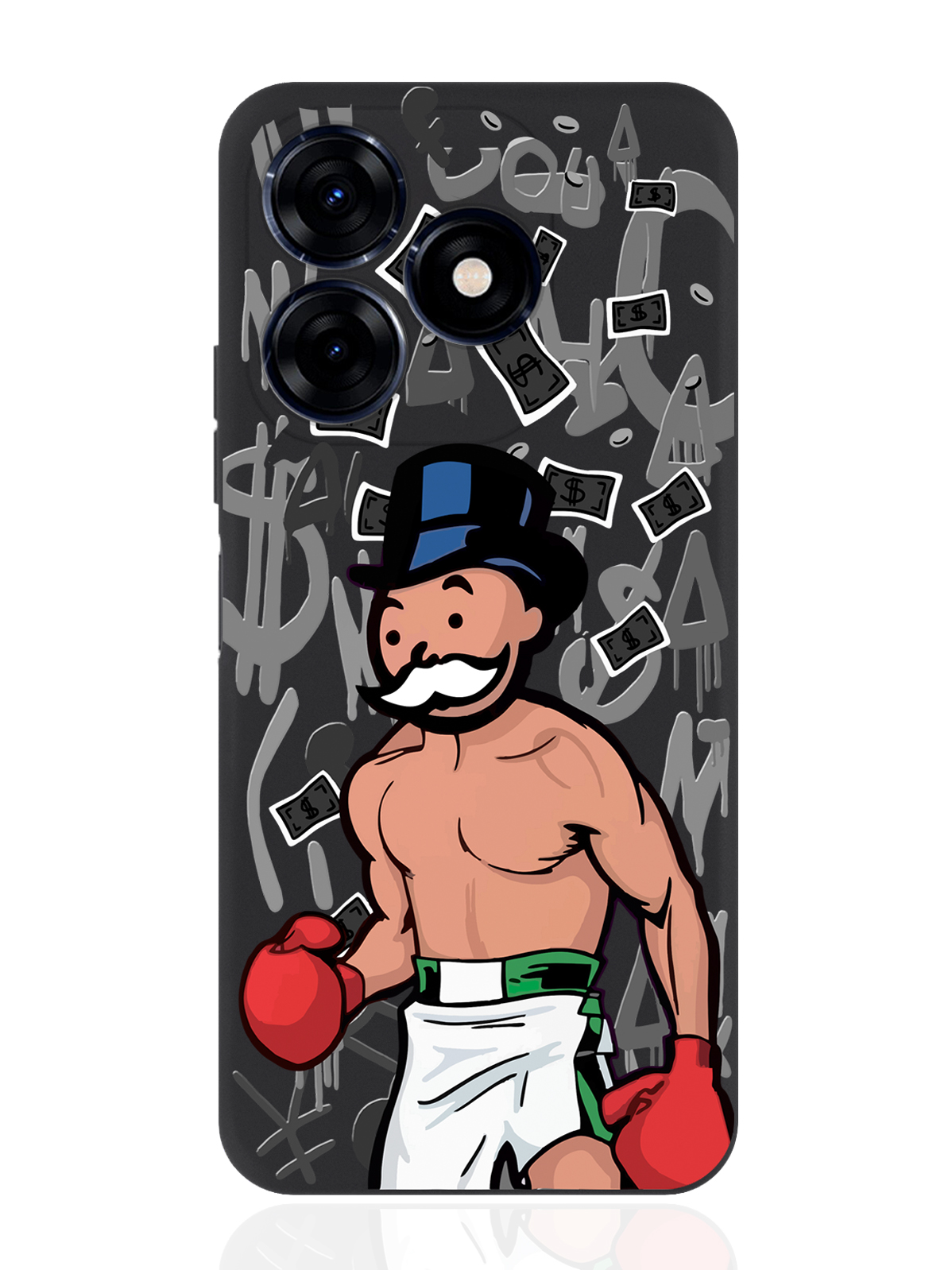 Чехол для смартфона Tecno Spark 20C черный силиконовый Monopoly Boxing Боксер, Разноцветный
Чехол для смартфона Tecno Spark 20C черный силиконовый Monopoly Boxing Боксер, Разноцветный
