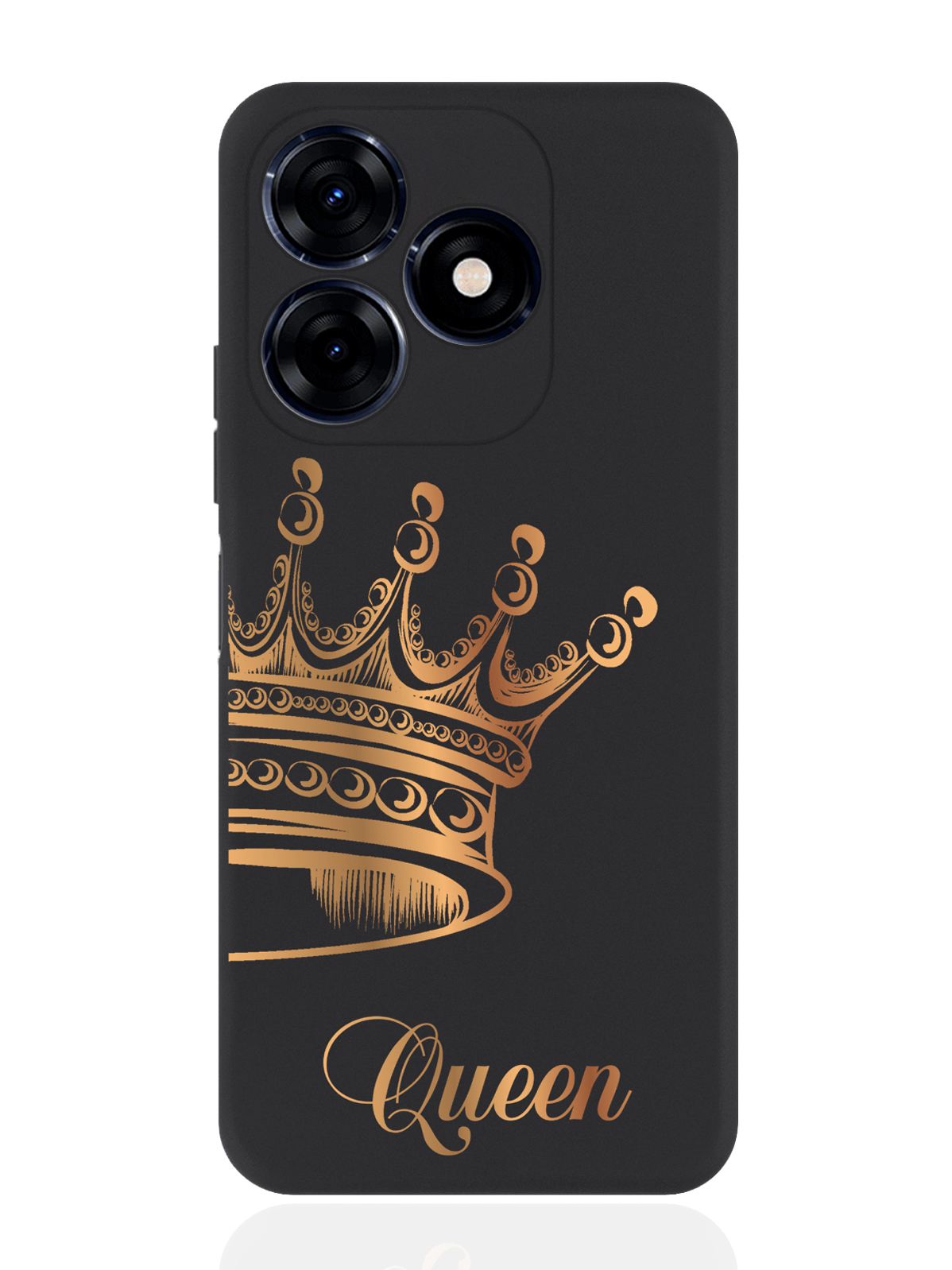 Чехол для смартфона Tecno Spark 20C черный силиконовый Парный чехол корона Queen, Черный;золотистый
Чехол для смартфона Tecno Spark 20C черный силиконовый Парный чехол корона Queen, Черный;золотистый