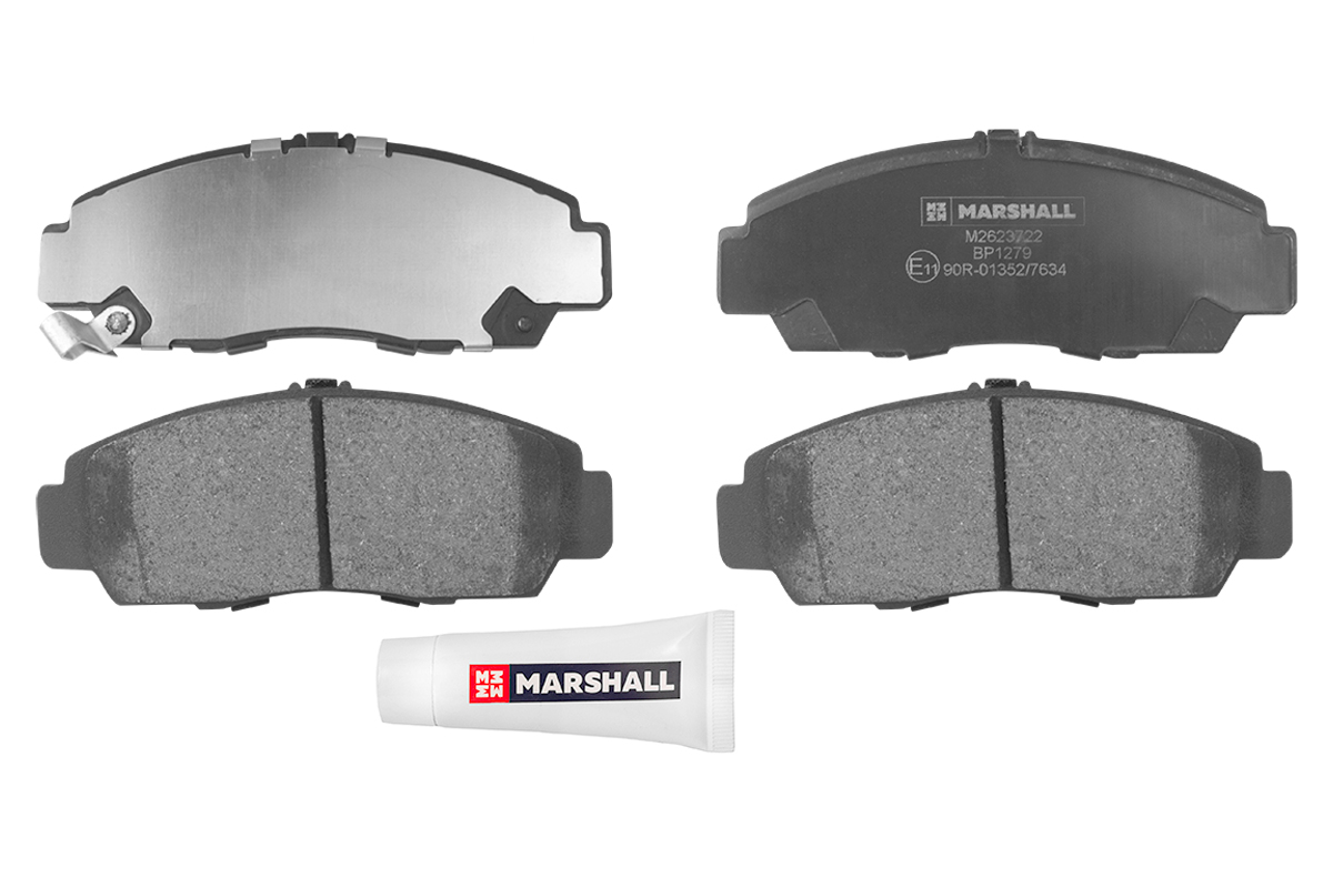 Тормозные колодки MARSHALL Autoparts передние дисковые M2623722, M2623722
Тормозные колодки MARSHALL Autoparts передние дисковые M2623722, M2623722