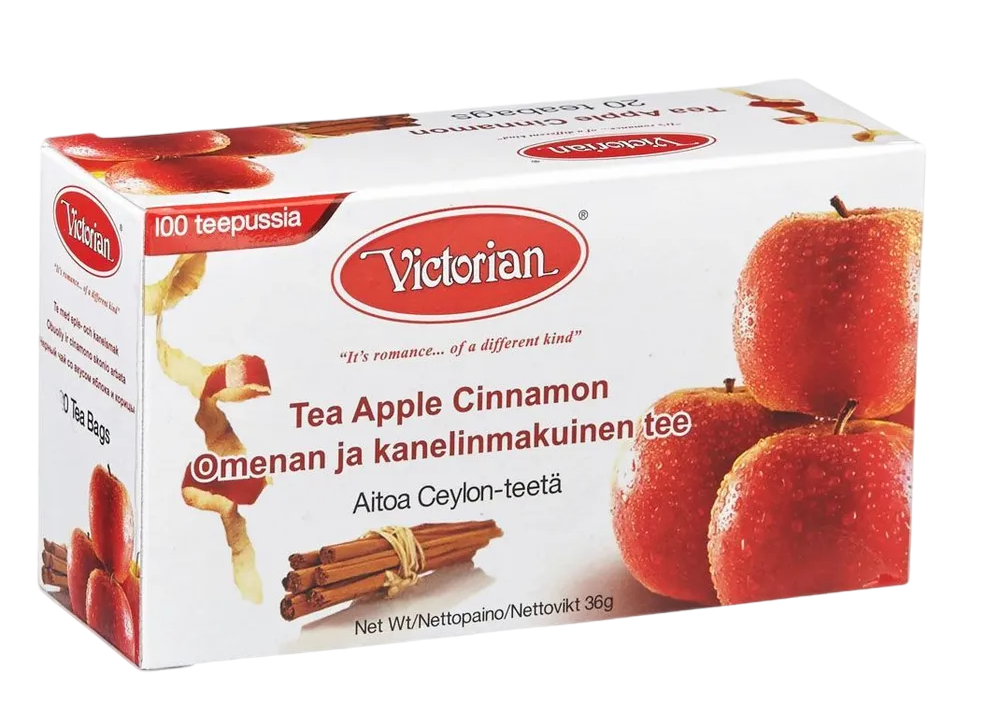 Чай чёрный Victorian Tea Apple Cinnamon яблоко с корицей 100 пакетиков, millenniumteas
Чай чёрный Victorian Tea Apple Cinnamon яблоко с корицей 100 пакетиков, millenniumteas