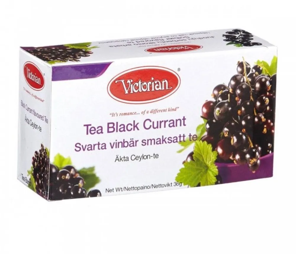 Чай чёрный Victorian Tea Black Currant с черной смородиной 100 пакетиков, millenniumteas
Чай чёрный Victorian Tea Black Currant с черной смородиной 100 пакетиков, millenniumteas