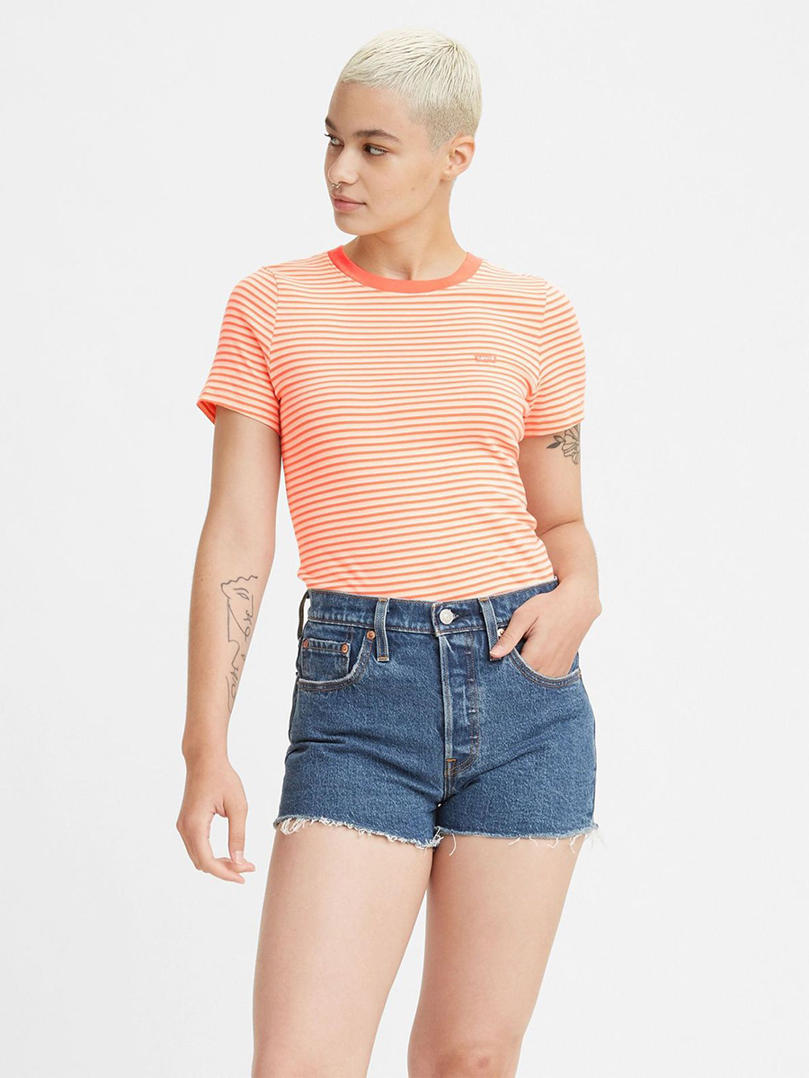 Футболка женская Levi's Women Ss Rib Baby Tee оранжевая L, Women Ss Rib Baby Tee
Футболка женская Levi's Women Ss Rib Baby Tee оранжевая L, Women Ss Rib Baby Tee