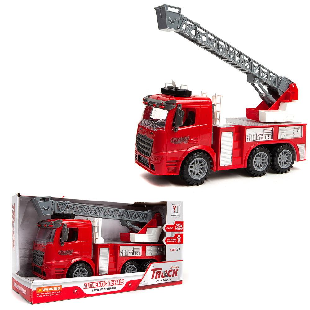 Пожарная машина Junfa toys с выдвижной лестницей пластмассовая инерционная, звук 1:14, Красный
Пожарная машина Junfa toys с выдвижной лестницей пластмассовая инерционная, звук 1:14, Красный