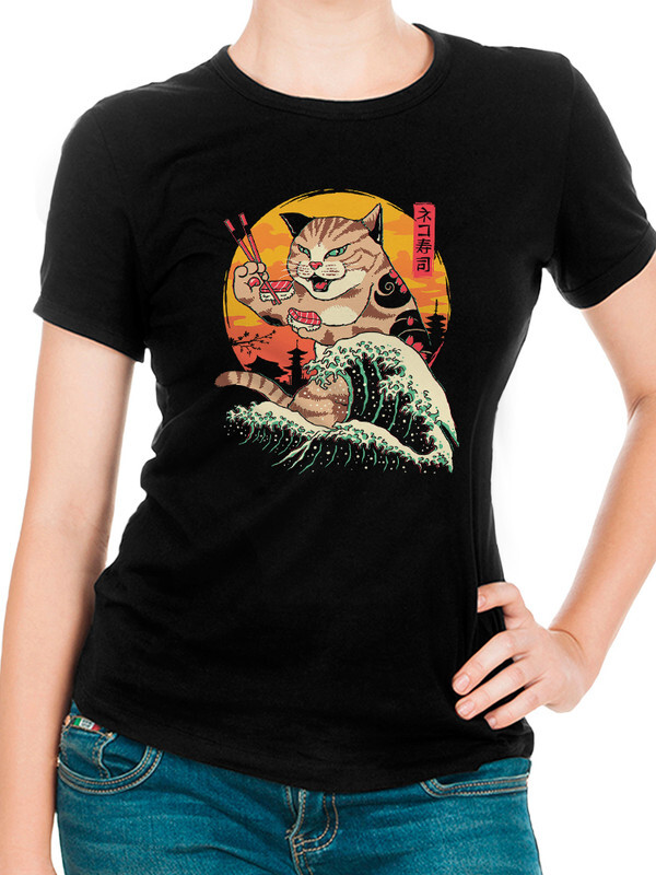 Футболка женская Dream Shirts Большая Волна в Канагаве с Котом черная S, Черный, Большая Волна в Канагаве с Котом
Футболка женская Dream Shirts Большая Волна в Канагаве с Котом черная S, Черный, Большая Волна в Канагаве с Котом