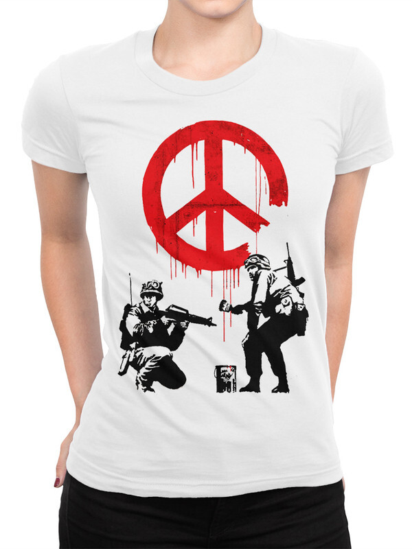 Футболка женская Dream Shirts Бэнкси - Война и Мир белая XL, Белый, Бэнкси - Война и Мир
Футболка женская Dream Shirts Бэнкси - Война и Мир белая XL, Белый, Бэнкси - Война и Мир