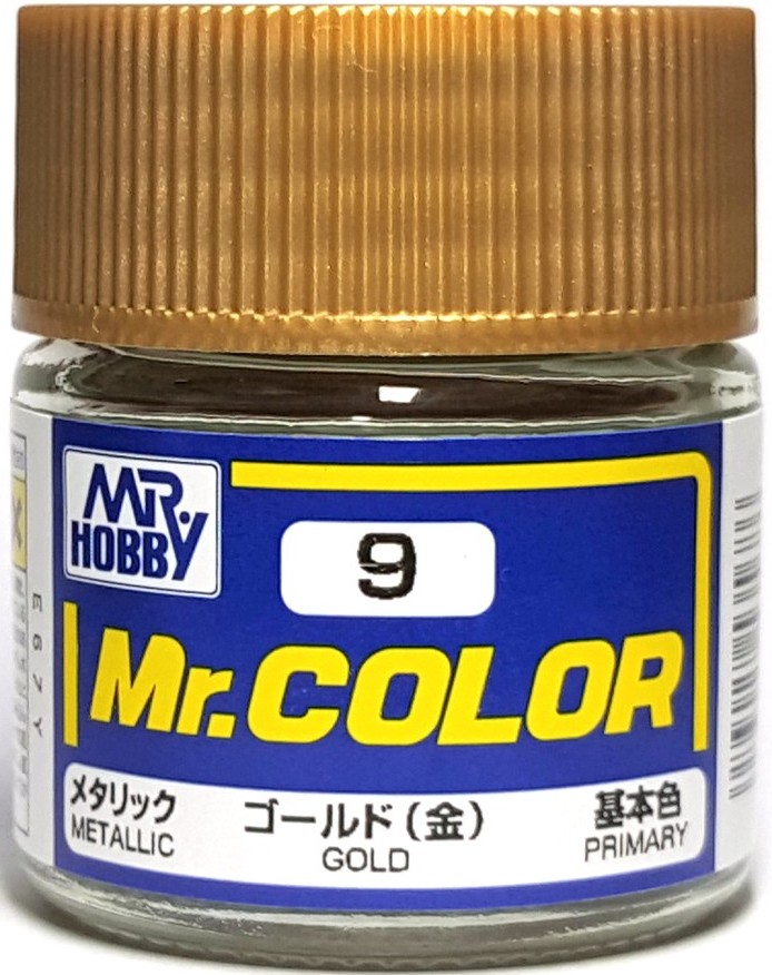 Краска акриловая на специальном разбавителе MR.HOBBY Mr.Color Gold, металлик, MH-C9, Золотой
Краска акриловая на специальном разбавителе MR.HOBBY Mr.Color Gold, металлик, MH-C9, Золотой