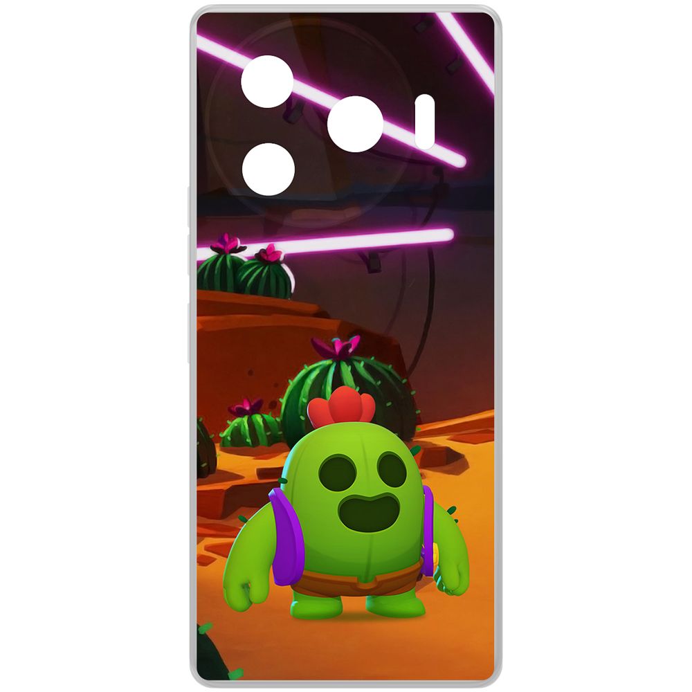 Чехол-накладка Krutoff Clear Case Brawl Stars-Спайк для TECNO Camon 30 Pro 5G, Прозрачный
Чехол-накладка Krutoff Clear Case Brawl Stars-Спайк для TECNO Camon 30 Pro 5G, Прозрачный