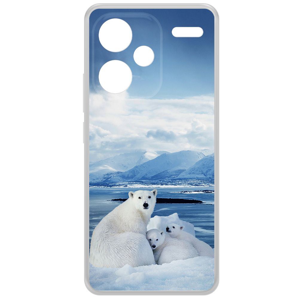 Чехол-накладка Krutoff Clear Case Полярные медведи для Xiaomi Redmi Note 13 Pro+ 5G, Прозрачный
Чехол-накладка Krutoff Clear Case Полярные медведи для Xiaomi Redmi Note 13 Pro+ 5G, Прозрачный