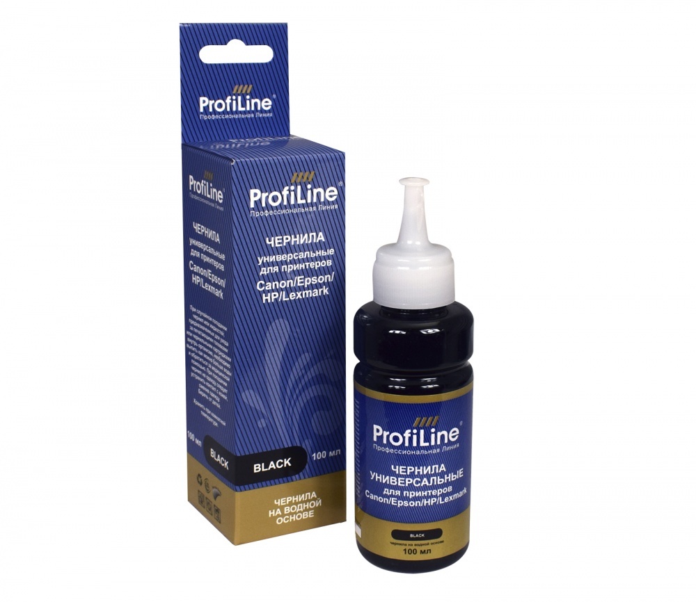 Чернила для струйного принтера Profiline PL_INK_U_C/E/H/L_BK_100ml Black, совместимый, Черный
Чернила для струйного принтера Profiline PL_INK_U_C/E/H/L_BK_100ml Black, совместимый, Черный