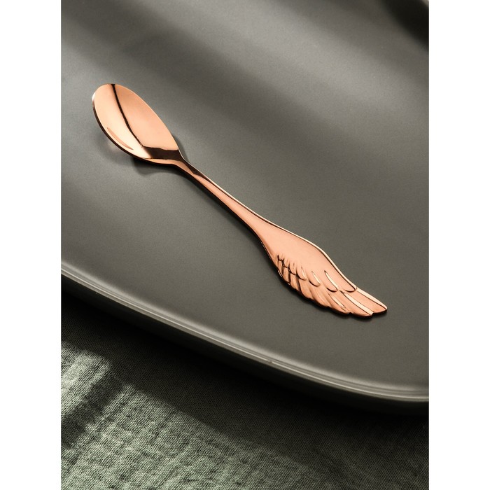 Ложка чайная Magistro Wings, h=14 см, цвет бронзовый, Золотистый, Ложка чайная Magistro Wings, h=14 см, цвет бронзовый
Ложка чайная Magistro Wings, h=14 см, цвет бронзовый, Золотистый, Ложка чайная Magistro Wings, h=14 см, цвет бронзовый