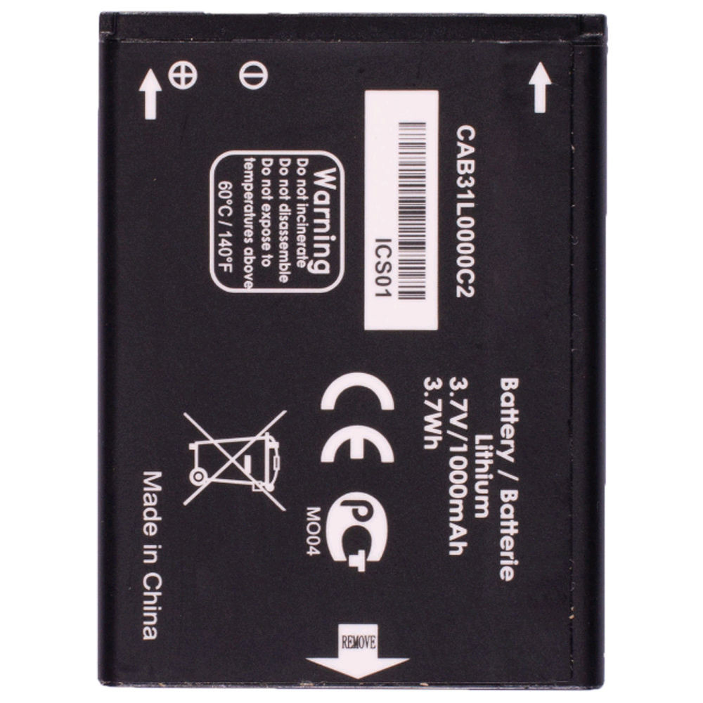 Аккумулятор CAB31L0000C1 для МТС 268, Alcatel Tribe 3041, One Touch 2004G, МегаФон TP-DS1
Аккумулятор CAB31L0000C1 для МТС 268, Alcatel Tribe 3041, One Touch 2004G, МегаФон TP-DS1