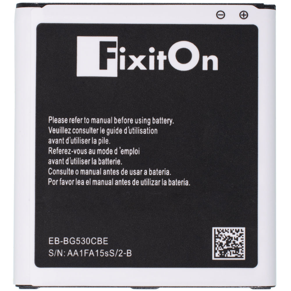 Аккумулятор FixitOn EB-BG530CBE для Samsung Galaxy J2 (2018), J2 Core (2018), J3 (2016)
Аккумулятор FixitOn EB-BG530CBE для Samsung Galaxy J2 (2018), J2 Core (2018), J3 (2016)
