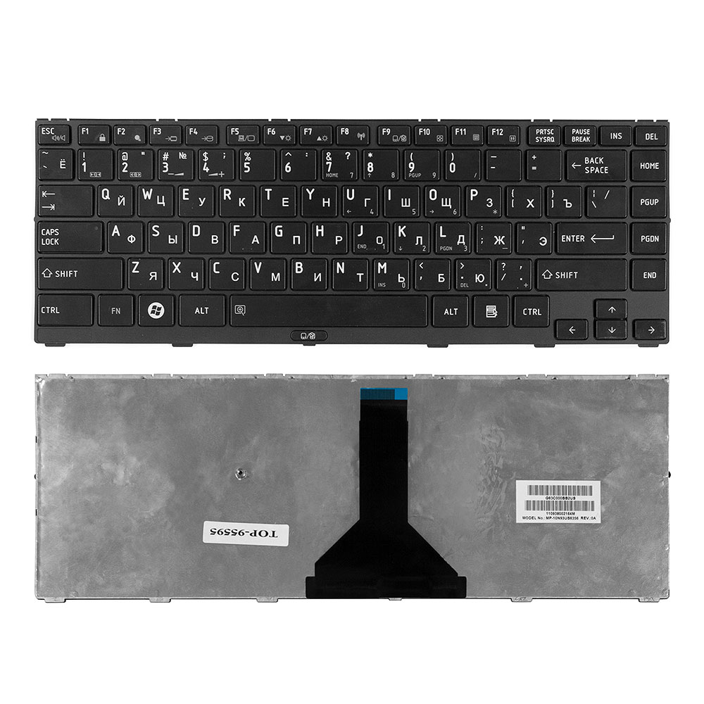 Клавиатура для ноутбука Toshiba Satellite R845 Series. Плоский Enter. Черная, с черной рам
Клавиатура для ноутбука Toshiba Satellite R845 Series. Плоский Enter. Черная, с черной рам