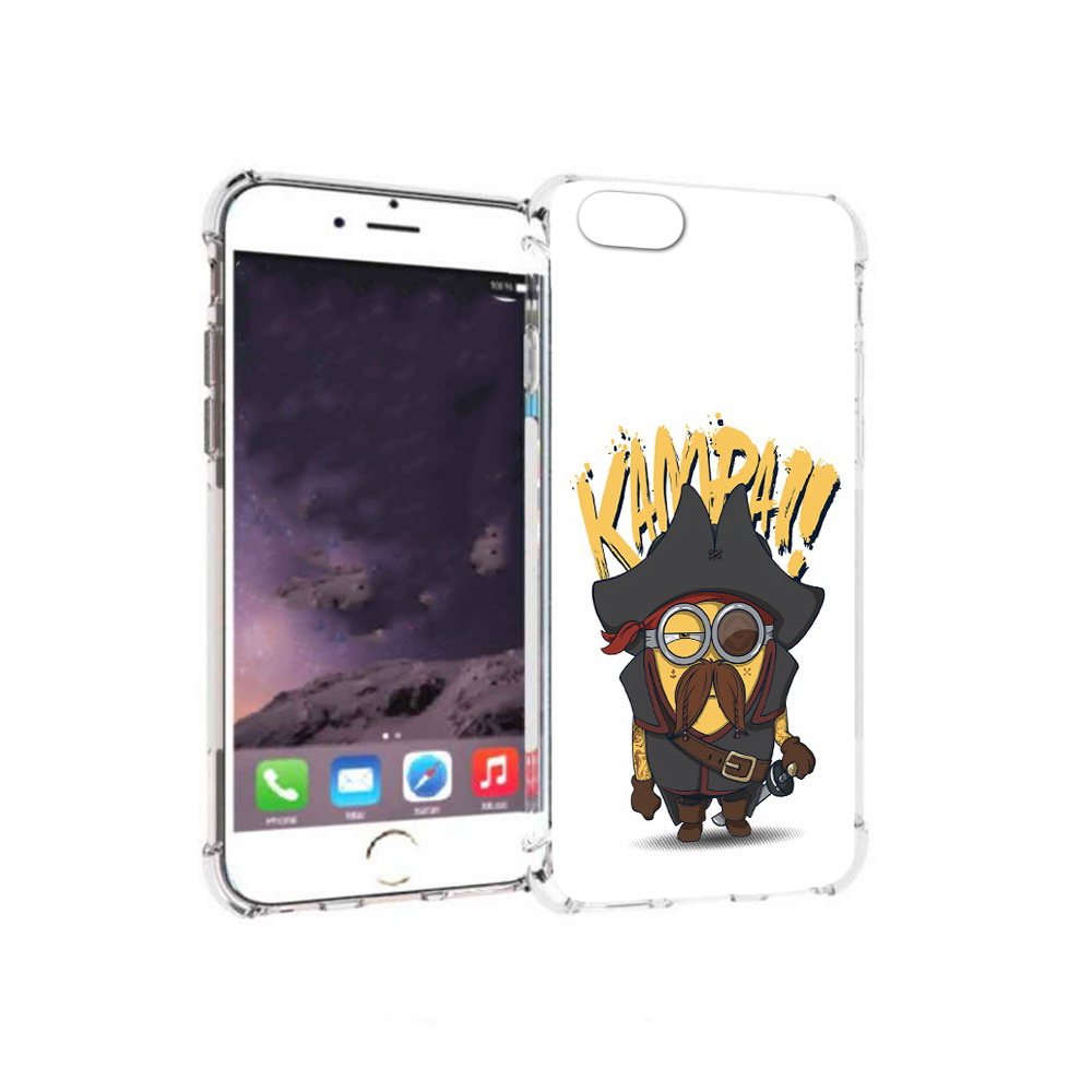 Чехол MyPads Tocco для Apple iPhone 6 миньон пират (PT54043.605.476), Прозрачный, Tocco
Чехол MyPads Tocco для Apple iPhone 6 миньон пират (PT54043.605.476), Прозрачный, Tocco