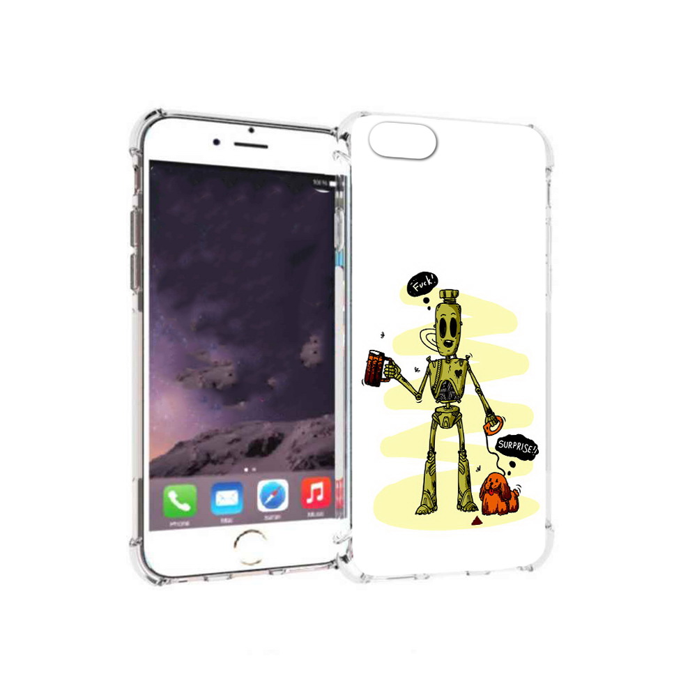 Чехол MyPads Tocco для Apple iPhone 6 прикольный робот (PT54043.605.557), Прозрачный, Tocco
Чехол MyPads Tocco для Apple iPhone 6 прикольный робот (PT54043.605.557), Прозрачный, Tocco
