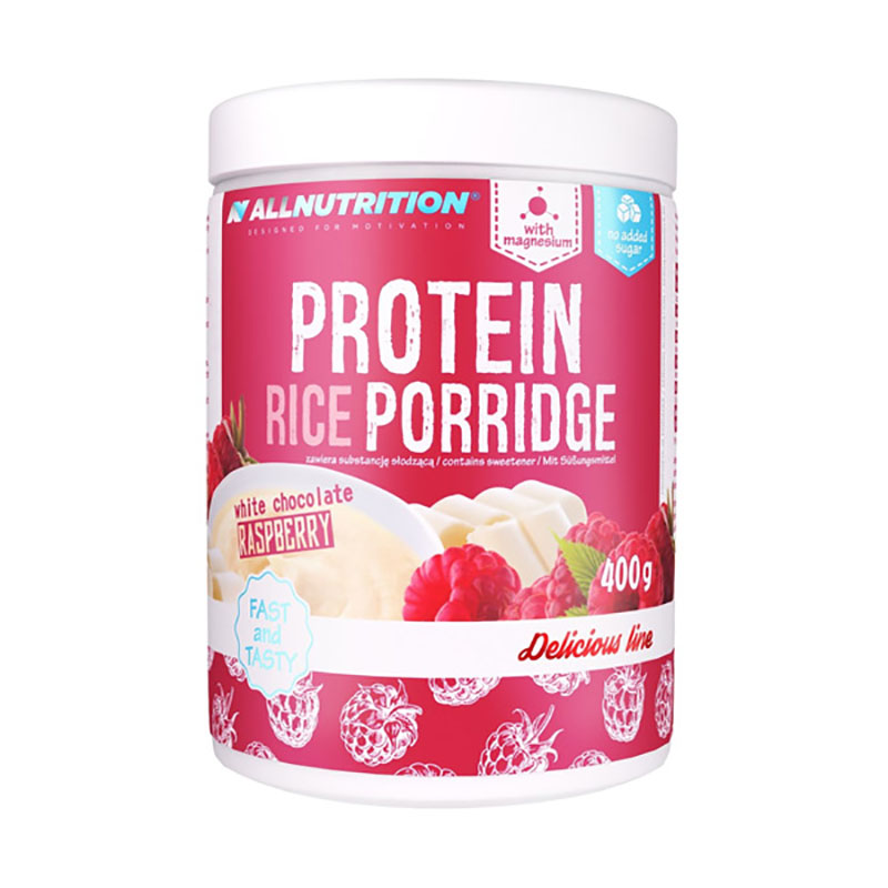 Протеиновая рисовая каша ALLNUTRITION Protein Rice Porridge, 400 г, белый шоколад-малина
Протеиновая рисовая каша ALLNUTRITION Protein Rice Porridge, 400 г, белый шоколад-малина