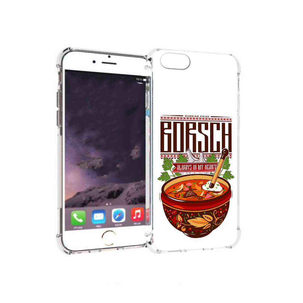 Чехол MyPads Tocco для Apple iPhone 6 русский борщ (PT54043.605.589), Прозрачный, Tocco
Чехол MyPads Tocco для Apple iPhone 6 русский борщ (PT54043.605.589), Прозрачный, Tocco