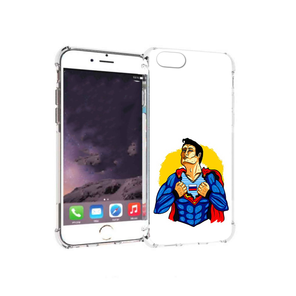 Чехол MyPads Tocco для Apple iPhone 6 русский супермен (PT54043.605.591), Прозрачный, Tocco
Чехол MyPads Tocco для Apple iPhone 6 русский супермен (PT54043.605.591), Прозрачный, Tocco