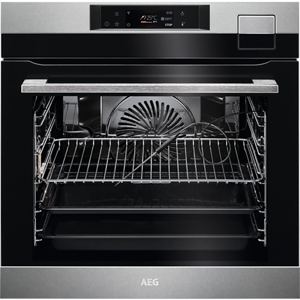 Встраиваемый электрический духовой шкаф AEG BSK798380 черный, серебристый, BSK798380
Встраиваемый электрический духовой шкаф AEG BSK798380 черный, серебристый, BSK798380