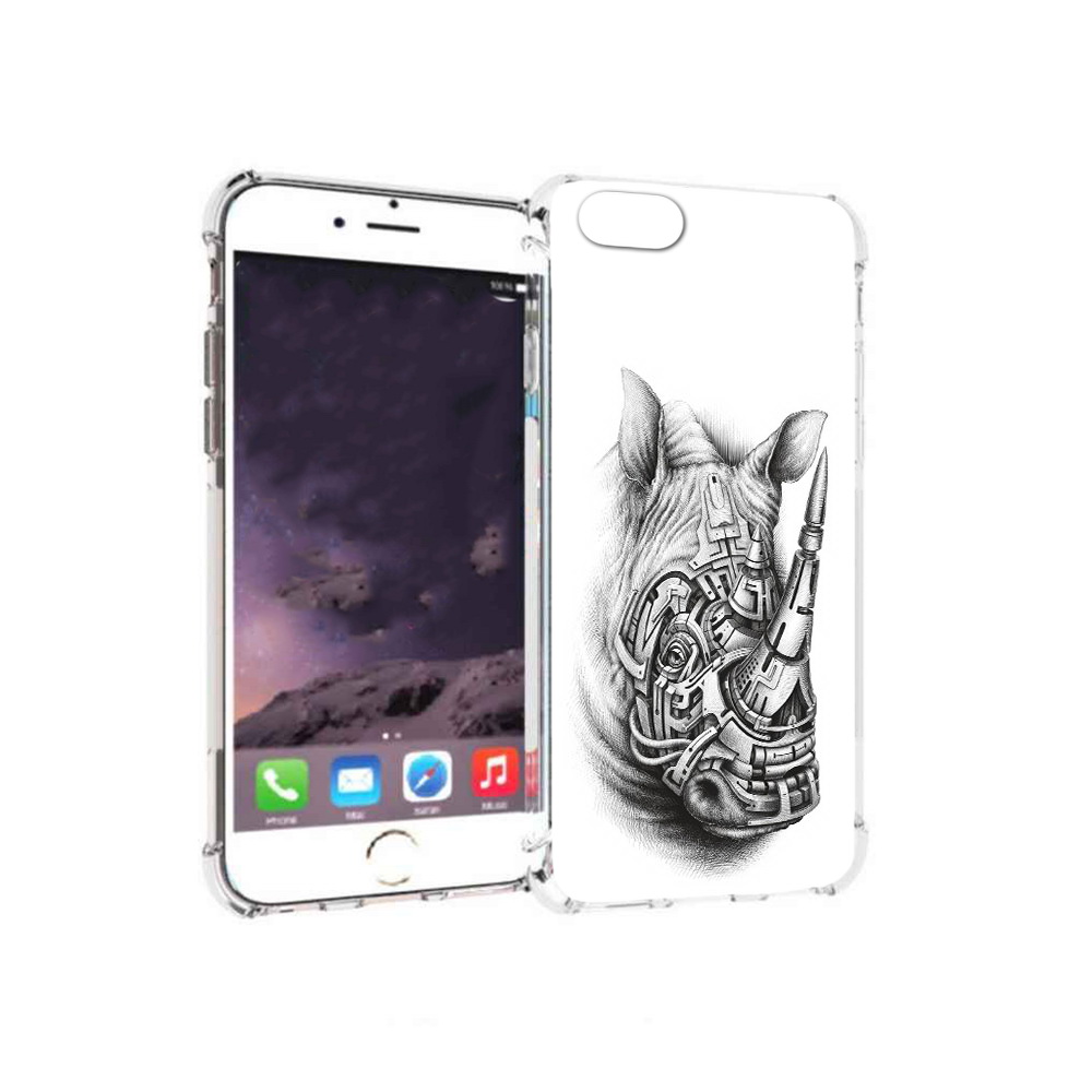 Чехол MyPads Tocco для Apple iPhone 6 стальной носорог (PT54043.605.620), Прозрачный, Tocco
Чехол MyPads Tocco для Apple iPhone 6 стальной носорог (PT54043.605.620), Прозрачный, Tocco