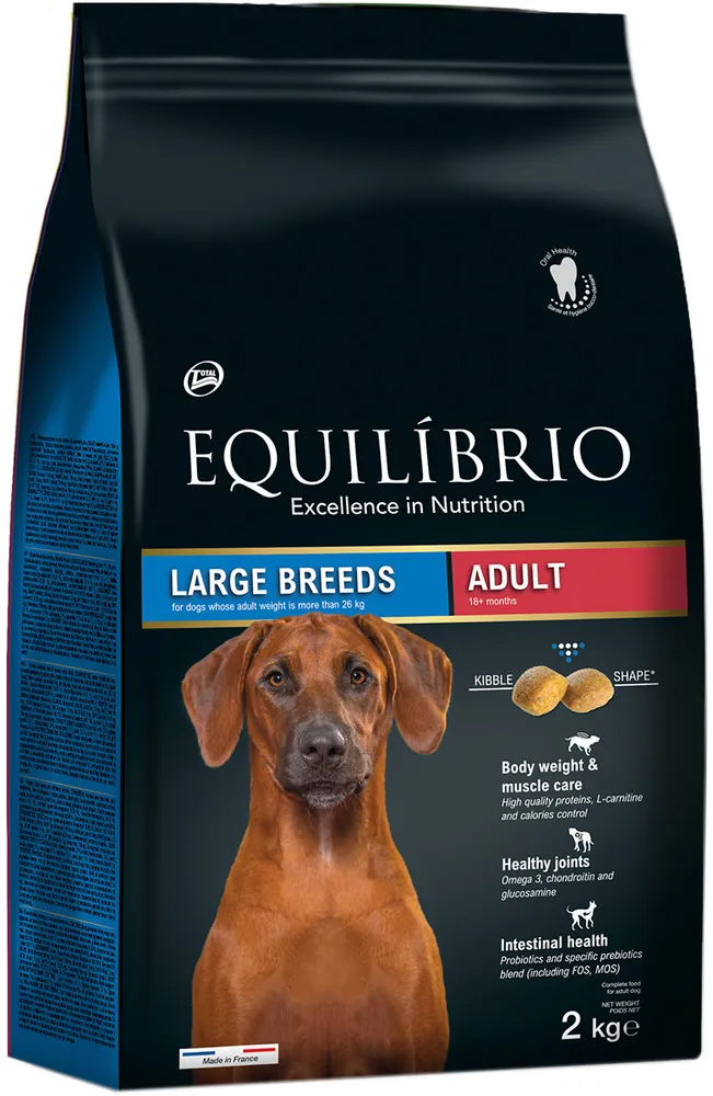 Сухой корм для собак Equilibrio Adult Dog Large Breeds птица, для крупных пород, 12+2кг, EQUILIBRIO ADULT DOG LARGE BREEDS для взрослых собак крупных пород с мясом птицы (12 + 2 кг)
Сухой корм для собак Equilibrio Adult Dog Large Breeds птица, для крупных пород, 12+2кг, EQUILIBRIO ADULT DOG LARGE BREEDS для взрослых собак крупных пород с мясом птицы (12 + 2 кг)