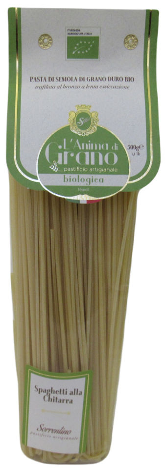Макаронные изделия L'Anima di Grano Спагетти Китара 500г 
Макаронные изделия L'Anima di Grano Спагетти Китара 500г