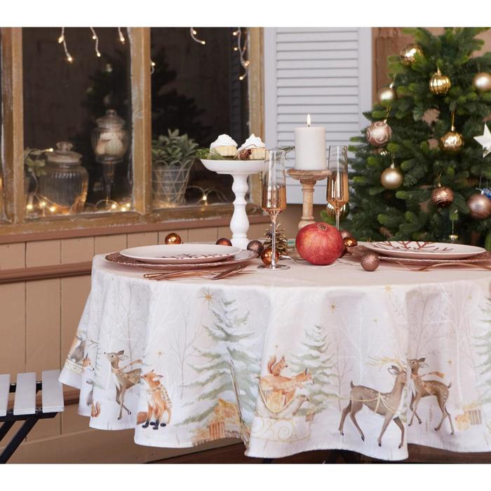 Скатерть «Этель« Christmas forest d=220 +/- 3см с ГМВО, 100%хл, саржа 190 гр/м2, Бежевый, Скатерть «Этель« Christmas forest d=220 +/- 3см с ГМВО, 100%хл, саржа 190 гр/м2
Скатерть «Этель« Christmas forest d=220 +/- 3см с ГМВО, 100%хл, саржа 190 гр/м2, Бежевый, Скатерть «Этель« Christmas forest d=220 +/- 3см с ГМВО, 100%хл, саржа 190 гр/м2