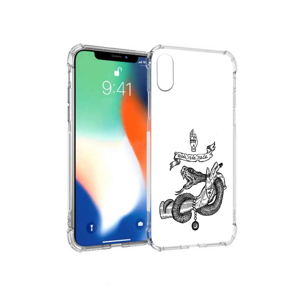 Чехол MyPads Tocco для Apple iPhone X змея на руке рисунок (PT94261.606.366), Прозрачный, Tocco
Чехол MyPads Tocco для Apple iPhone X змея на руке рисунок (PT94261.606.366), Прозрачный, Tocco
