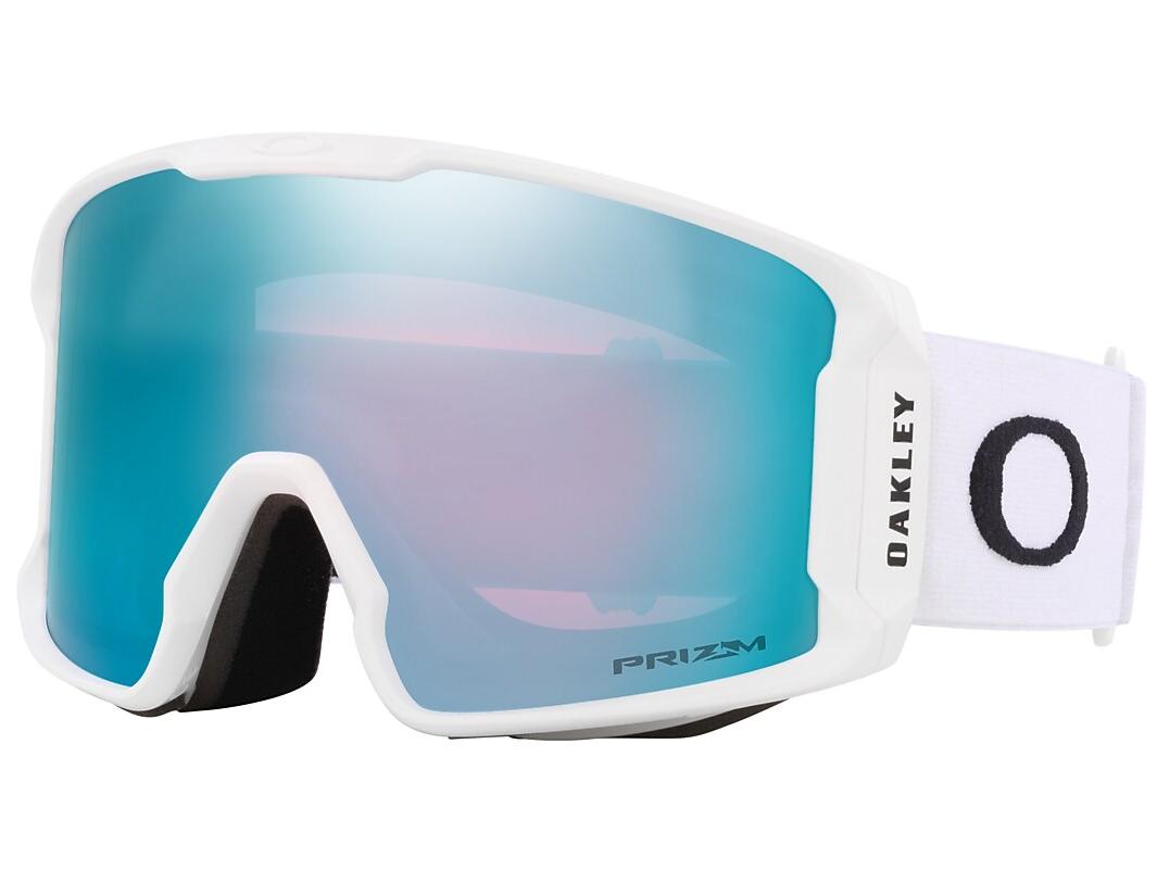 фото Очки горнолыжные oakley 2022-23 line miner l matte white wprizmsapphgbl