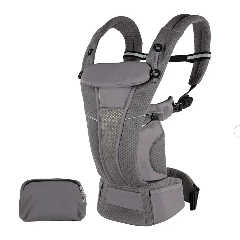 ЭргоРюкзак Ergobaby Aimama до 15 кг - переноска для новорождённых 4 в 1, Серый, breeze
ЭргоРюкзак Ergobaby Aimama до 15 кг - переноска для новорождённых 4 в 1, Серый, breeze